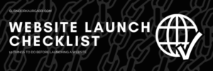 Website Launch Checklist Banner Image